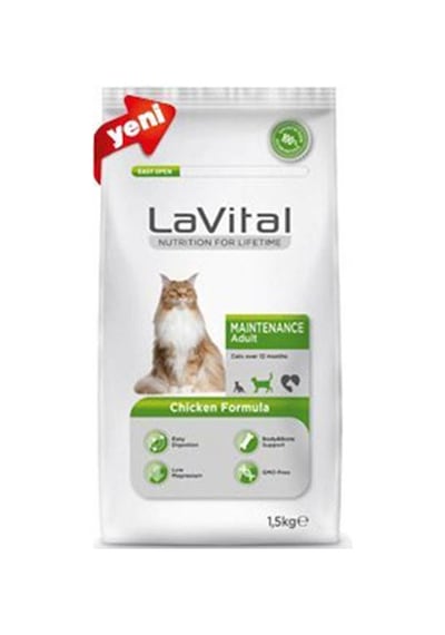 La Vital Maintenance Tavuklu Yetişkin Kedi Maması 1500 G