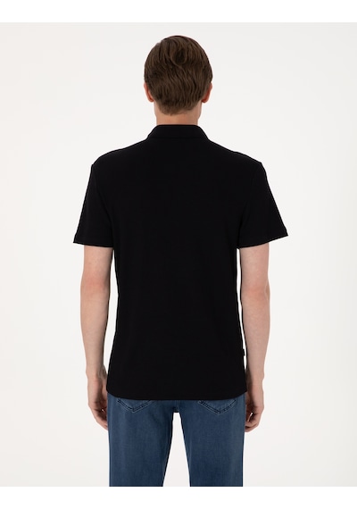 Pierre Cardin Erkek Siyah Tişört 50309946-vr046 Siyah