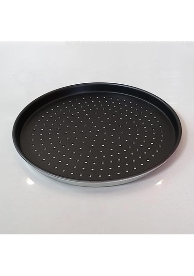 Alüminyum Teflon Tabanlı, Delikli Pizza Tavası 36 Cm
