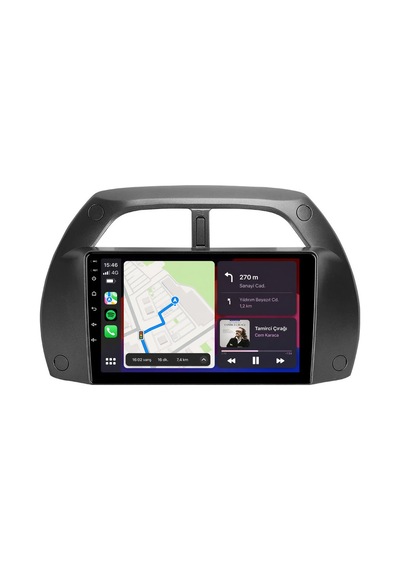 Toyota Rav4 Android Multimedya 2001-2003 Carplay Android Auto Navigasyon Kameralı 4gb Ram 32gb 9"