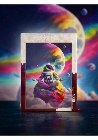 Huzurun Peşinde 1000 Parça Puzzle Cosmic Meditation 68x48 Cm Boyutunda Puzzle