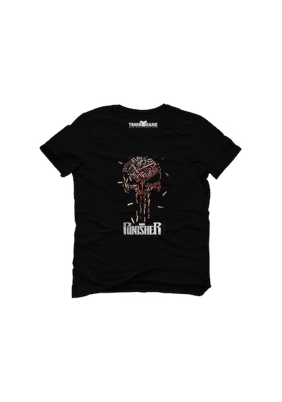 Tshirthane The Punisher Mermi Bullet Kurşun Tişört Erkek Tshirt