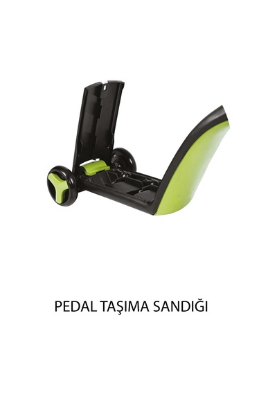 Boony Yeşil Çocuk Scooter- Bisiklet 1 Ürün 3 Özellik 50 Kg Taşıma Kapasiteli Yeşil