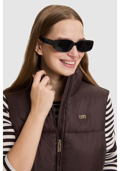 U.S. Polo Assn. Kadın Koyu Kahverengi Yelek 50328170-vr084