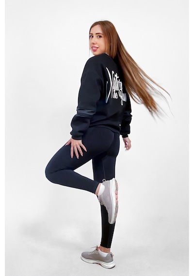 Nature The Brand Ntb Kolda Pvc Şerit Detaylı Oversize Sweatshirt Kırmızı