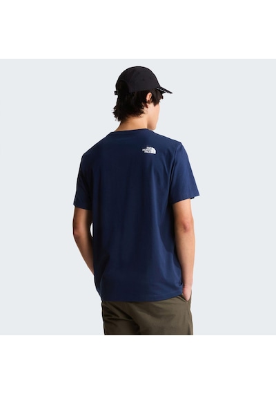 The North Face M Evolutıon Half Dome Regular Short Slee Erkek Tişört Nf0a8b6jı851 Lacivert