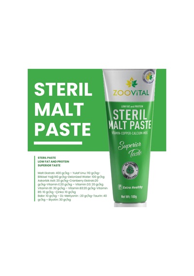 Kediler İçin B Plus Damla 50 Ml + Steril Malte Paste 100 Gr Kısırlaştırılmış Kediler İçin Vitamin