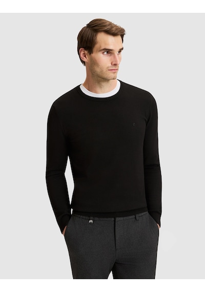Pierre Cardin Siyah Slim Fit Basic Kazak 50331501-vr046