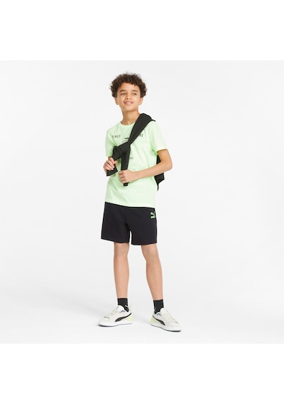 Puma 84696901 PLAY UV Graphic Çocuk Şort Siyah
