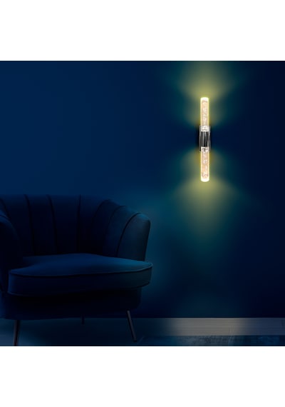Bubblelight Medium Şık Tasarım Modern Ledli Aplik Gümüşelektrikli Platin