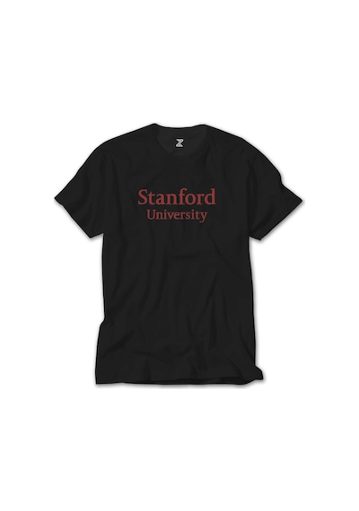 Stanford University Red Siyah Tişört Siyah