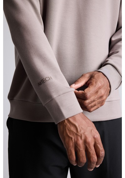 Defacto Ultra Yumuşak Standart Fit Dik Yaka Yarım Fermuarlı Modal Basic Sweatshirt H6165ax26augr539 Gri-gr539