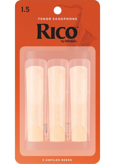 D'addario Rka0315 Rico Orange Box Tenor Saksafon Kamışı No: 1.5 Başlangıç/eğitim - 3'lü Paket Yumuşak Başlangıç Paketi Ve Kolay Üfleme Esnekliği