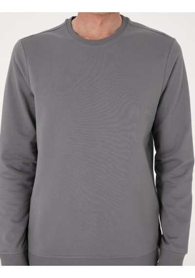 Pierre Cardin Erkek Gri Sweatshirt 50314054-vr024 Gri