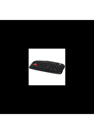 A4 Tech Kb-28g, Siyah, Usb Kablolu, Türkçe Q, Multimedya Klavye