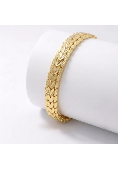 Moncuk Design Auris 24k Gold Kaplama 8 Mm Kadın Bileklik 3351kbv5d4 Sarı