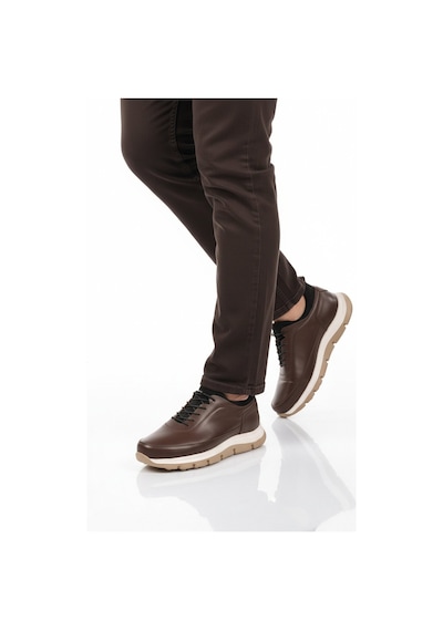 Ayakmod Premium Kahve Hakiki Deri Erkek Casual Ayakkabı 2253 M Kahverengi