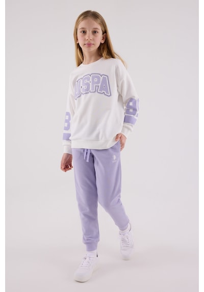 U.S. Polo Assn. U.s. Polo Assn Kız Çocuk Beyaz Eşofman Takımı Us2321-c-v1 Beyaz