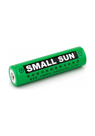 Small Sun Xty 18650 Şarj Edilebilir Lityum İyon Pil 3.7v 2400mah - 45 Gr Yüksek Performanslı Li-ion Pil