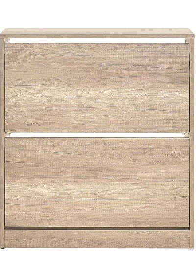 Flat Duo 2 Katlı Geniş Ayakkabılık Açık Ceviz Tori 73x84x26 Cm Gxyxd