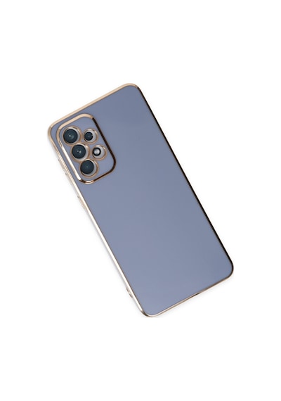 Samsung Galaxy  Uyumlu,  A73 5g Kılıf Volet Silikon - Mavi
