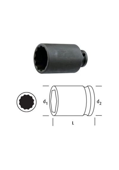 Osaka Ln38yd19 Yıldız Uzun Lokma 3/8'' 19mm