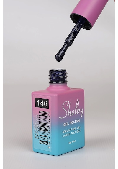 Shelby 10 Ml. A146 Renkli Işıltılı Kalıcı Oje