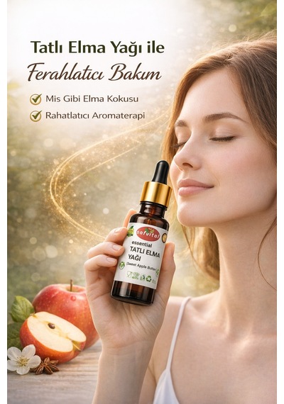 Safvital Tatlı Elma Yağı 20 Ml Aromatik Bakım Yağı Saç Ve Cilt İçin Ferahlatıcı Nemlendirici Yağ