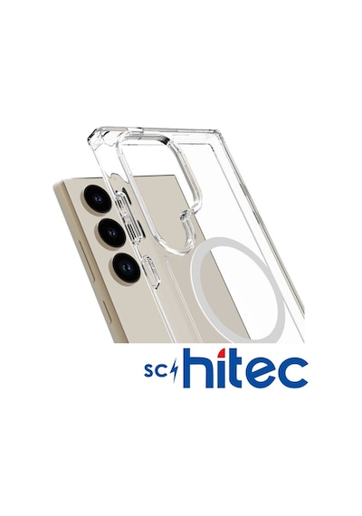Schitec Samsung Uyumlu Galaxy S25 Ultra Magsafe Özellikli Şeffaf Kılıf
