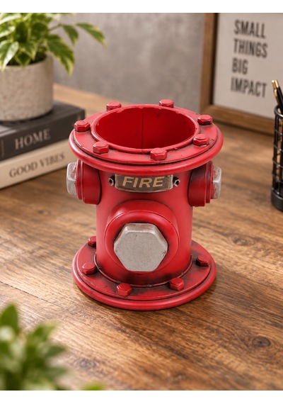 Mnk Home Dekoratif Metal Yangın Vanası Kalemlik Vintage Itfaiye Hidrantı Tasarımlı Masaüstü Organizer Ve Ofis Aksesuarı 12 Cm Kırmızı Mnk Home Dekoratif Metal Yangın Vanası Kalemlik Vintage Itfaiye Hidrantı Tasarımlı Masaüstü Organizer Ve Ofis Aksesuarı 12 Cm Kırmızı