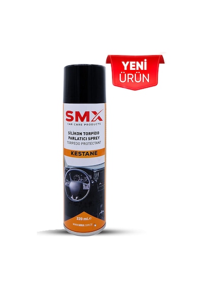 Silikon Torpido Parlatıcı Sprey 220 Ml. Kestane