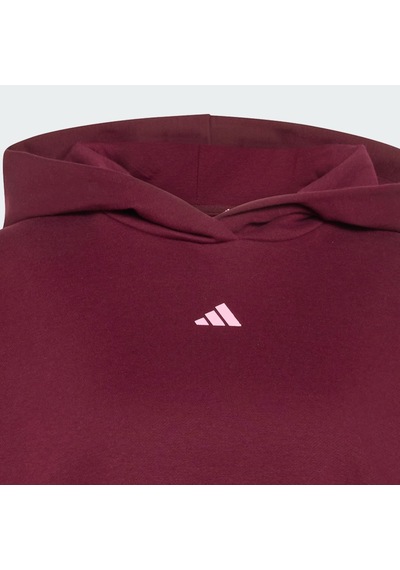 Adidas Hz0855 W 3ss Fl Hd2 Kadın Sweatshirt Bordo