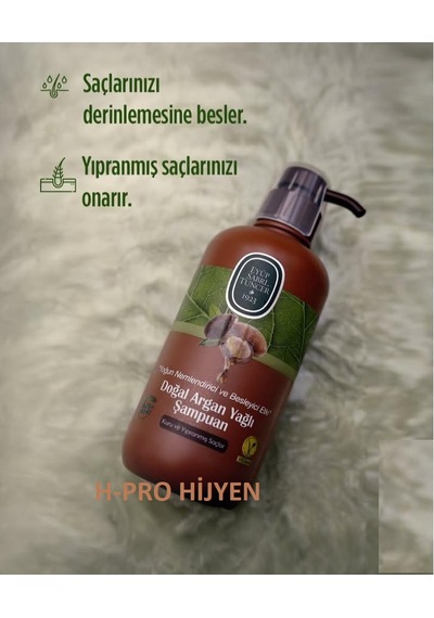 Eyüp Sabri Tuncer Argan Yağlı Banyo Set, Şampuan Ve Duş Jeli, Oud Losyon, H-pro Hijyen Tüm Saç Tipleri