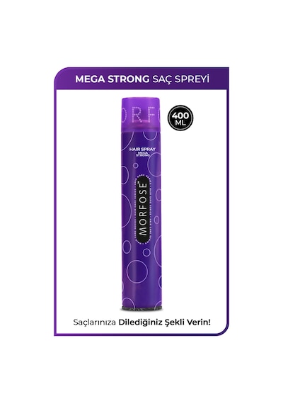 Morfose Mega Strong Saç Spreyi 400 ML