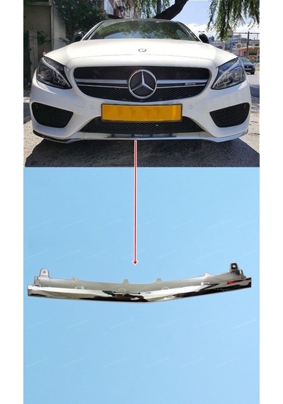 Mercedes W205 Ön Tampon Orta Nikelaj Çıta Amg 14-16 2058851574