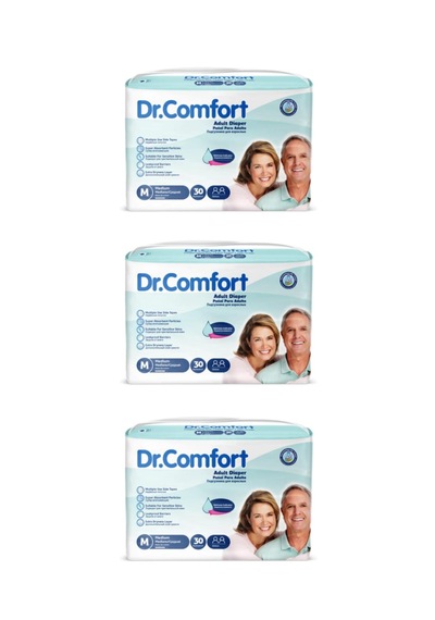 Netkal Dr.comfort Belbantlı Medium Hasta Bezi 3 Paket 90 Adet