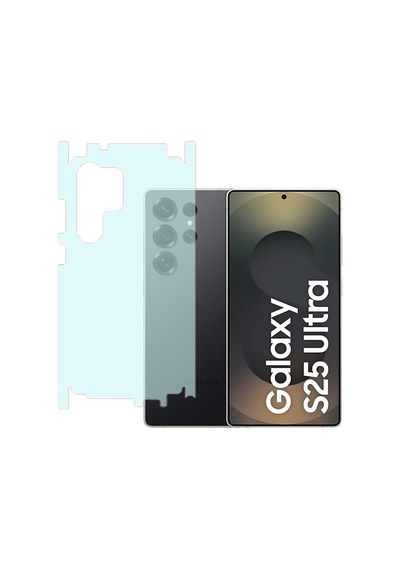 Samsung Galaxy Uyumlu S25 Ultra İle Mat Tpu Arka Kaplama 360