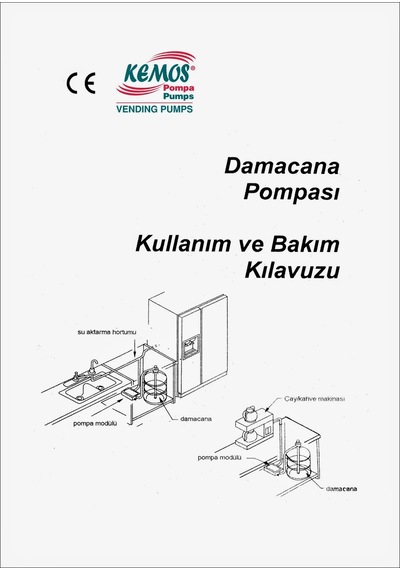 Flojet Su Pompası Damacana Su Pompası Buzdolap