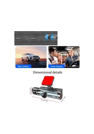 1080p Full Hd 1296p Wifi Hd Araç Kamerası Black Box Araç İçi Kamera Video Ve Fotoğraf Kaydedici