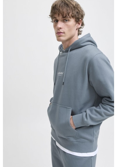 Jack & Jones Jjesoho Kapüşonlu Sweatshirt Erkek Hoodie Noos Antrasit
