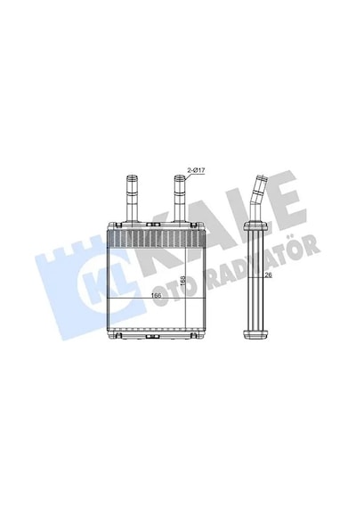 Hyundai Accent 1 Kalorifer Petegi 1.5 1995-1999 Kale 346380