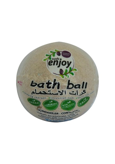 Lavantalı El Yapımı Banyo Bombası Banyo Topu Mor 90-120 Gr 285 ML
