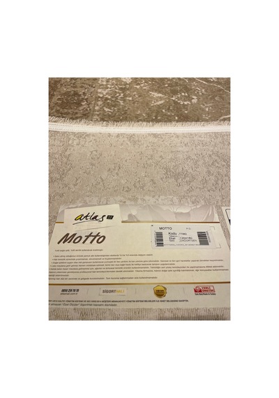 Motto Tt06d Vizon-krem Halı Çok Renkli
