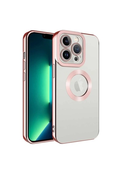 Apple iPhone Uyumlu 14 Pro Max Darbeye Dayanıklı Kamera Korumalı Silikon Kılıf Pembe
