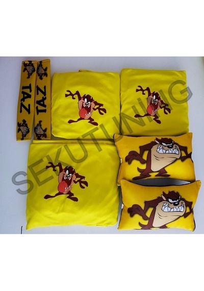 Tazmanya Canavarı Servis Kılıfı,Kemer Konforu,Boyun Yastığı (259622780)
