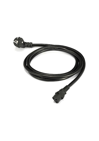 Power Güç Kablosu C13 IEC 320 Enerji Kablosu Monitör Pc Yazıcı Elektrik Kablosu ﻿3 M