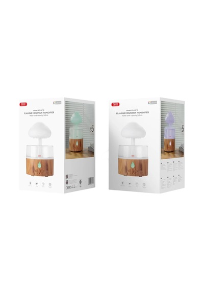 Hf10 Rain Cloud Yağmur Bulutu Tasarımlı Hava Nemlendirici - Rgb Işıklı Ultrasonik Aroma Difüzör