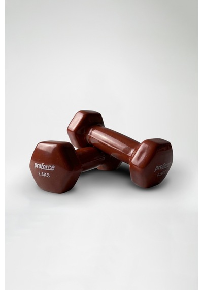 Proforce Vdb Dışı Vinil Kaplı Içi Çelik Döküm Ağırlık Dambıl 2.5 KG