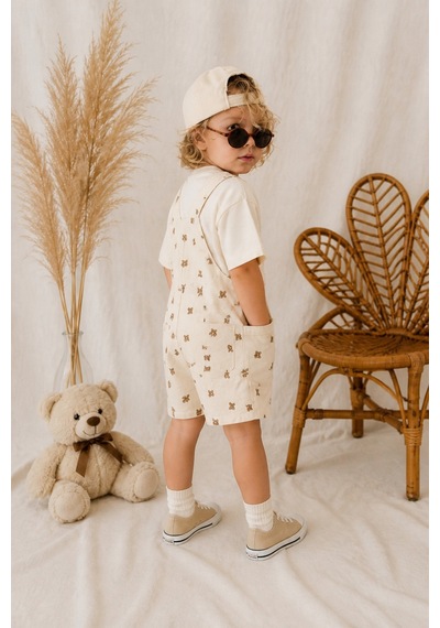 Eray Alp Kids Unisex Çocuk Baskılı Ayıcık Salopet Alt Üst Takım Yazlık Günlük Model Çok Renkli Eray Alp Kids Unisex Çocuk Baskılı Ayıcık Salopet Alt Üst Takım Yazlık Günlük Model Çok Renkli