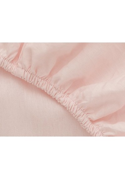 Tek Kişilik 100X200 Lastikli Çarşaf Takımı - Toz Pembe
